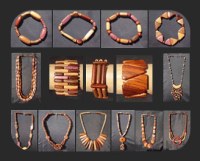 STOCK Bijoux et accessoires bois lot divisible